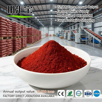Poudre de pigment rouge d'oxyde de fer, poudre rouge pour la construction, le ciment, la peinture et autres domaines