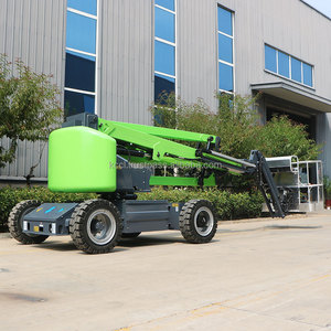 Mesa elevadora de CA eléctrica autopropulsada de nueva Condición 8 ~ 16m hidráulico de acero articulado para industrias de muelles minoristas - Product Image 5