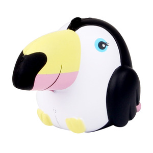 Cute Cartoon Toucan PVC Soft <b>Squishy</b> Toy For Promotional Activities - Product Image 3