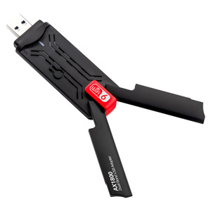 <span class=keywords><strong>Carte</strong></span> Réseau Sans Fil Wifi6 1800M Interne USB3.0 pour Ordinateur de Bureau et Portable Modèle 4605A - Product Image 1
