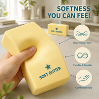 Jouet Squishy Géant en Mousse PU, Doux comme du Beurre, à Remontée Lente, Extensible, Anti-Stress Sensoriel, Cadeau Nouveauté pour Filles et Garçons de 14 ans et plus