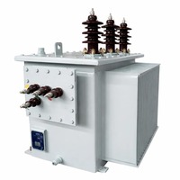 Transformateur de distribution triphasé immergé dans l'huile à enroulement en aluminium S11, 50/60Hz, entrée 10kV/6kV/35kV