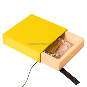 Pellicola trasparente PE piccola collana scatola di gioielli orecchino anello spilla confezione Craft Craft carta trasparente cassetto scatole regalo - Product Image 1