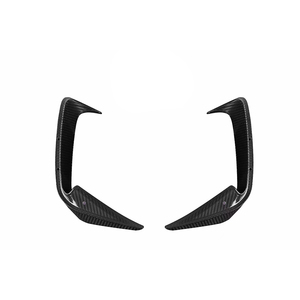 Per <span class=keywords><strong>BMW</strong></span> <span class=keywords><strong>serie</strong></span> <span class=keywords><strong>4</strong></span> G22 G23 2021-2023 preimpregnato Dry Carbon <span class=keywords><strong>Black</strong></span> paraurti posteriore Spoiler alette Canards - Product Image 3