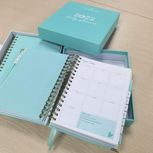 Trung Quốc Nhà cung cấp tùy chỉnh <span class=keywords><strong>A4</strong></span> A5 Nhật Ký bìa cứng Wedding Planner đôi tinh thần xoắn ốc máy tính xách tay với dịch vụ in ấn Quà Tặng - Product Image 3