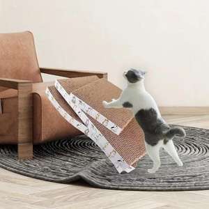 Atacado Fabricantes Produtos De Papelão De Gato Papelão Marrom Papel Ondulado <span class=keywords><strong>Cat</strong></span> Scratcher <span class=keywords><strong>Cat</strong></span> Scratch Board - Product Image 5