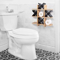 Étagères murales de rangement suspendues pour salle de bain, support pour papier hygiénique, décoration de ferme