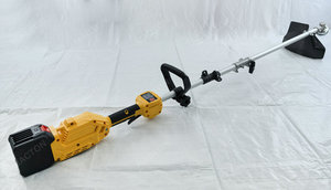 Telescopic Handle New 21V <b>Powerful</b> Lithium Battery Cordless <b>Brush</b> Cutter Lawn Mower - Product Image 2