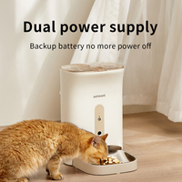 Petwant Smart 4.5L Tuya APP Alimentation à distance Pet Cat Dog Distributeur de stockage de nourriture 10 repas 100 portions Mangeoires automatiques pour animaux