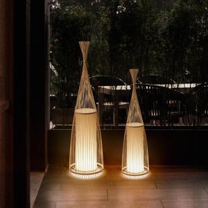 โคมไฟตั้งพื้นไม้ไผ่สไตล์จีนแหล่งกำเนิดแสง LED สำหรับห้องนั่งเล่นห้องรับประทานอาหารห้องน้ำชาห้องอ่านหนังสือไฟตกแต่ง - Product Image 5