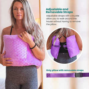 Oreiller de mastectomie durable et respirant, doux et confortable, pour soins postopératoires féminins, avec séparateur sans pression pour un soutien de guérison optimal - Product Image 3