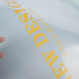 Recycelbare mattierte selbstversiegelnde tasche kundenspezifisches logo kleidung socke handtuch bikini verpackung plastiktüte reißverschlussbeutel mit ihrem eigenen logo