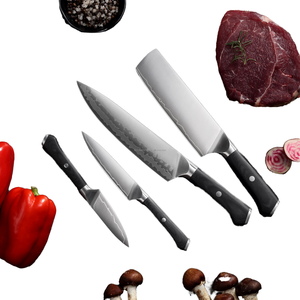 Juego de Cuchillos de Cocina Comerciales 2026 con Logotipo Personalizado, Cuchillo de Chef Alemán de 8 Pulgadas, Cuchillo Profesional de Cobre Damasco y Madera Japonesa - Product Image 1