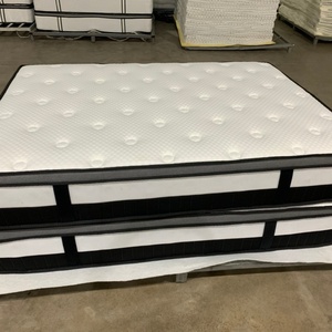Matelas King Size en Tissu Housse avec Ressorts Ensachés Hybride Mousse et Latex pour Chambre à Coucher - Product Image 5
