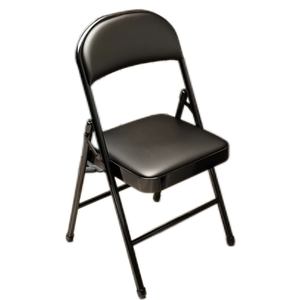 Silla plegable de color caramelo, taburete simple con respaldo para almacenamiento portátil - Product Image 2