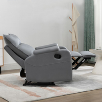 XTSF-008 luxe unique en cuir canapé chaise moderne électrique rotatif à bascule inclinable Massage tissu en gros pour salon