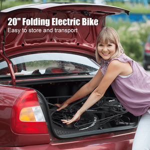 USA Warehouse Stock 48V 13AH 500W Lithium Battery Fat-Tire Mountain Foldable <b>Electric</b> Bicycle Portable Sale - Product Image 6