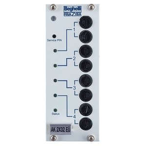 Modulo di controllo uscita Beghelli AK 2X32 EU a 4 canali con indicatore di stato per sistemi elettrici - Product Image 1