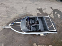 Bateau à réaction électrique miniature Kinlife 2026, coque en aluminium de 15 pieds, bateau à moteur haute vitesse avec moteur inboard de 1812 cm³ et 170 CV, pompe à jet d'eau