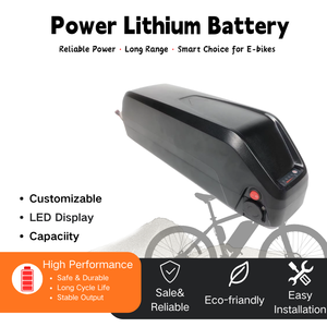 Hailong No.1 Type 2 E-bike accu 36V 48V 52V Cilindrische 18650 Lithium accu pack met oplader voor elektrische fiets - Product Image 2