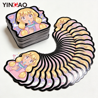 Pegatinas troqueladas Yingao Coquette Kawaii, adhesivas, impermeables y estéticas para diario, álbum de recortes y arte DIY