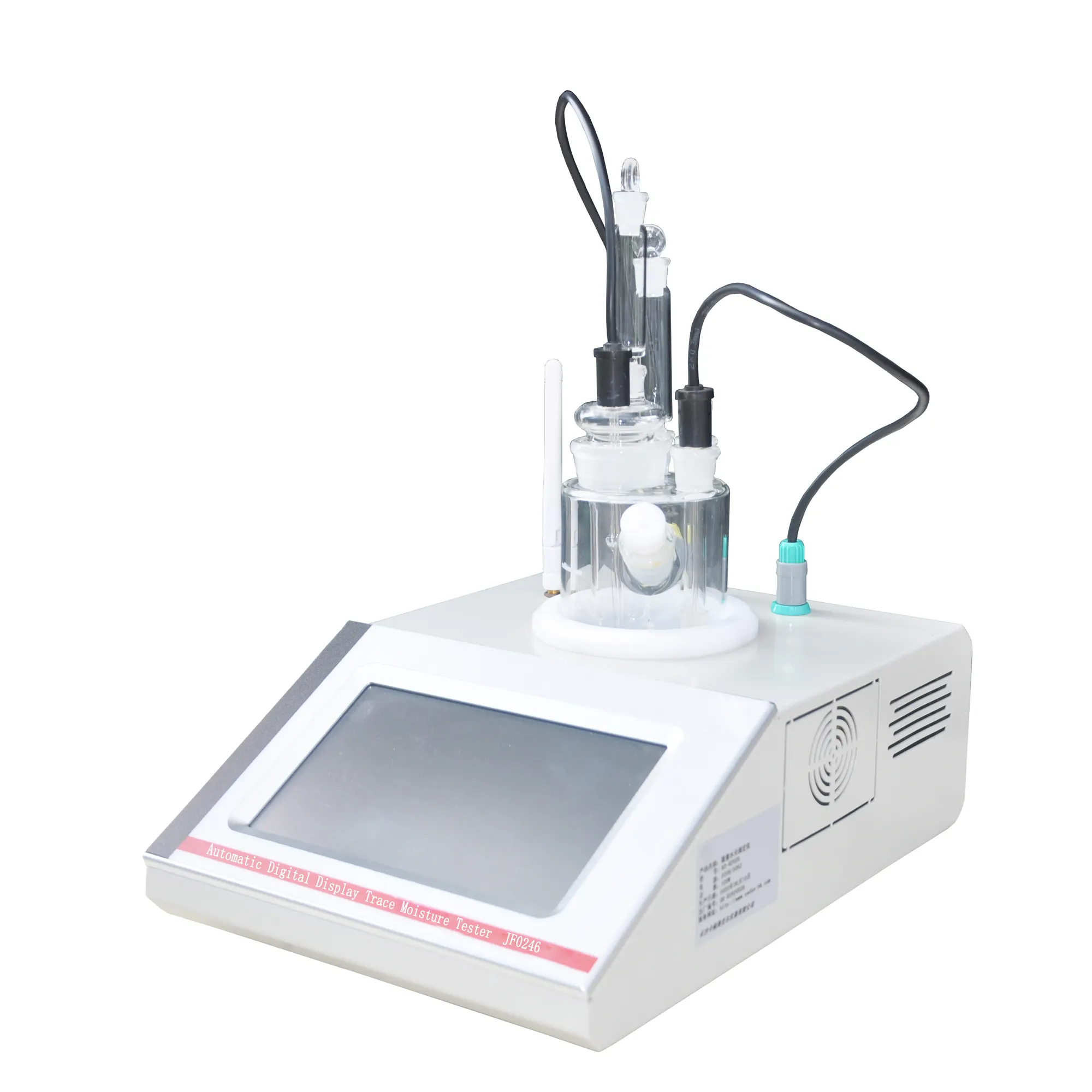 ASTM D4377 Karl Fischer yöntemi otomatik dijital ekran iz nem test cihazı iz nem içeriğini ölçün