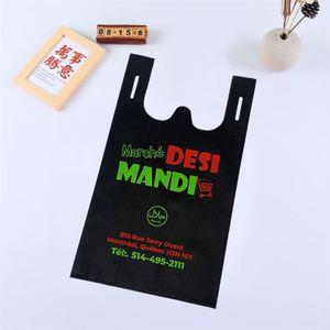 High Quality Eco Friendly Custom Non Woven <b>Folding</b> Shopping <b>Bag</b> with Logo for Supermarket Use - Product Image 1