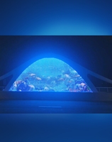 Écran LED miniature pour façade de bâtiment, maille flexible P100 IP67 RGB HDR10+, affichage vidéo lisible en plein soleil pour la publicité extérieure