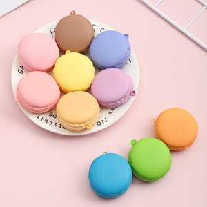 Jouet souple compressible en PU à rebond lent, 5 cm, Macaron souple, Gâteau simulé, Porte-clés, Pendentif, Gommes, Jouet fabriqué - Product Image 2