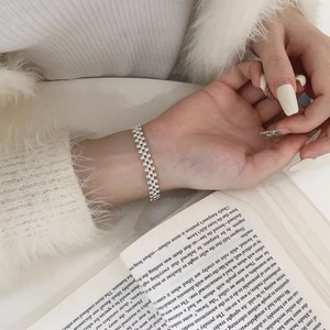 S925 Sterling <b>Silver</b> Ball Bracelet With Seawater Pearl <b>Beads</b> For Women Everyday Wear - Product Image 5