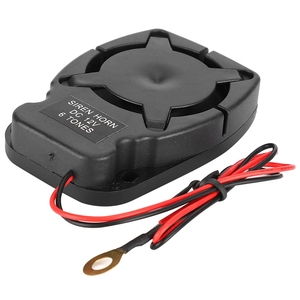 Bocina de <span class=keywords><strong>Alarma</strong></span> para Motocicleta y Automóvil HC de 12V, ABS, Tamaño Pequeño, Seis Tonos, 110 Minutos, <span class=keywords><strong>Sensor</strong></span> de <span class=keywords><strong>Movimiento</strong></span>, Fácil Instalación, Altavoces, Directo de Fábrica - Product Image 1