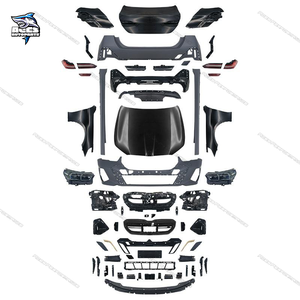 Kit de carrocería de PP para <span class=keywords><strong>BMW</strong></span> 5 Series F10 F18 2011-2017 actualización G60 MT parachoques delantero trasero rejilla guardabarros faldones laterales viejo a nuevo Kit de carrocería - Product Image 2