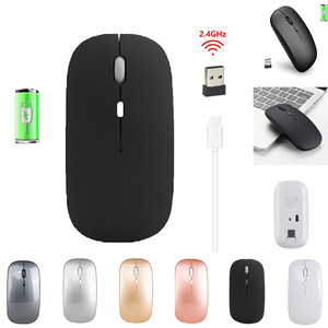 Nhà Máy Giá Rẻ Có Thể Sạc Lại Chuột 2.4Ghz Bluetooth Không Dây Chuột Chơi Game Cho Văn Phòng <span class=keywords><strong>PC</strong></span> Máy Tính Xách Tay Máy Tính Bảng Biểu Tượng Tùy Chỉnh - Product Image 2