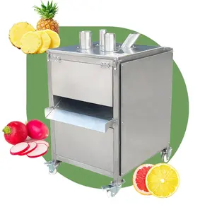 Elektrischer Wegerich Bananen stiel Apfel ring Mango Süßkartoffel chip Schnitt Orange Slice Slicer Maschine