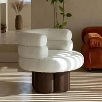 Canapé simple et moderne pour petite unité de logement, salon, chambre à coucher, en tissu velours d'agneau, couleur assortie, pour une personne