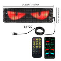 Nueva Luz LED Inteligente Programable para Automóviles, Diseño de Ojos de Demonio, Material de Aluminio de Alta Luminosidad, Ajuste Universal