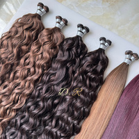 2024 Genius trame Double trame extensions de cheveux vierges brutes sans retour cheveux humains Invisible Genius Hair