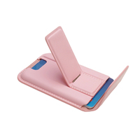 Nouveau Portefeuille Minimaliste en Cuir PU Magnétique avec Support pour iPhone 12-17, Portefeuille Arrière Portable en ABS et Aluminium pour Téléphone