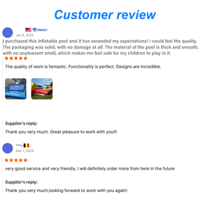 Piscine gonflable géante pour enfants AOYU, robuste, pour l'amusement en plein air, forme personnalisée à louer - Product Image 4