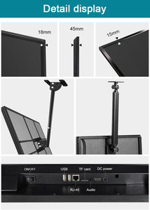 Cao sáng có thể điều chỉnh tỷ lệ khía cạnh điều khiển từ xa bán lẻ kỹ thuật số trong nhà 4k LCD cửa sổ hiển thị Android cửa hàng quảng cáo - Product Image 3