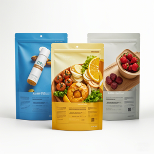 Custom Gravure Printed Recyclable Matte Smell Proof Small Heat <b>Sealing</b> Animal Food Stand up Pouch with Zipper Mylar <b>Bag</b> - Product Image 5