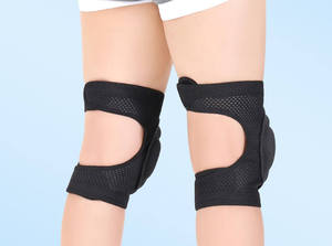 Genouillères en EVA épaissi antidérapantes en silicone pour hommes et femmes, pour sports de plein air, cyclisme, volley-ball, course à pied, respirantes - Product Image 5