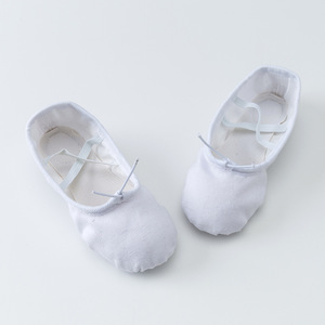 <span class=keywords><strong>Zapatillas</strong></span> de <span class=keywords><strong>Ballet</strong></span> para Niñas, Económicas, de <span class=keywords><strong>Lona</strong></span>, con Suela Partida, Suaves y Planas, para Bailar - Product Image 5