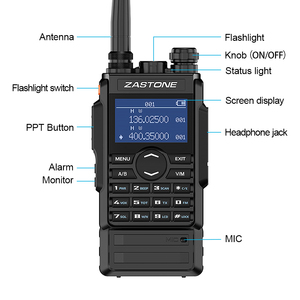 ZASTONE-walkie-talkie M7, <span class=keywords><strong>Radio</strong></span> bidireccional de doble banda, 5w, FM, Ham, 136-174, 400-480Mhz, Uhf, <span class=keywords><strong>Vhf</strong></span>, CB, batería de 2600Mah - Product Image 4