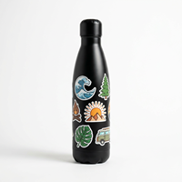 Paquete de Pegatinas de Vinilo Personalizadas al por Mayor, 200/300 Unidades, para Negocios y Regalos, Resistentes a los Rayos UV, Estéticas, Retro, con Logotipo de Marca, Pegatinas Troqueladas