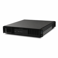 Carcasa de Metal Personalizada OEM, Chasis Metálico con Recubrimiento de Polvo Negro, Caja de Acero para Equipos Electrónicos de Fábrica