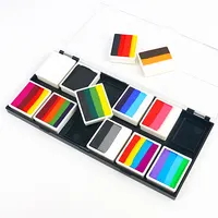Paint Palette Rainbow แยกเค้ก 12 ยอดนิยม Professional สี