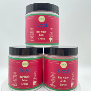 Set all'ingrosso per la cura dei capelli LERMO <span class=keywords><strong>Shampoo</strong></span> citrico rinfrescante antiforfora capelli M a <span class=keywords><strong>s</strong></span> k e balsamo - Product Image 4