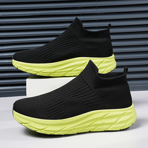 2026 Solid Color Breathable Mesh Running <b>Shoes</b> with Lightweight EVA Elastic <b>Liner</b> and Soft Bottom for Spring and Summer - Product Image 3