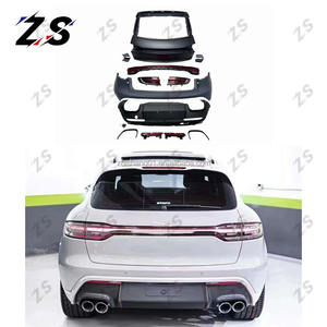 ZS per Porsche <span class=keywords><strong>Macan</strong></span> 2014-2021upgrade al 2023 modello vecchio al nuovo kit carrozzeria auto incluso paraurti anteriore e posteriore con griglia - Product Image 3